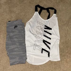 Nike legging/ tank top set-size small